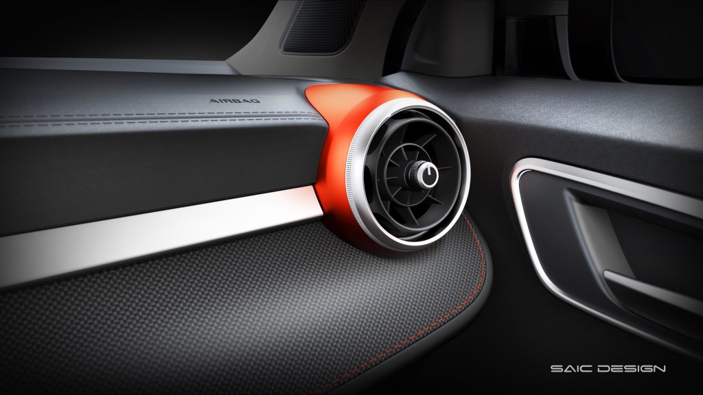 MG ZS 2019-air outlet