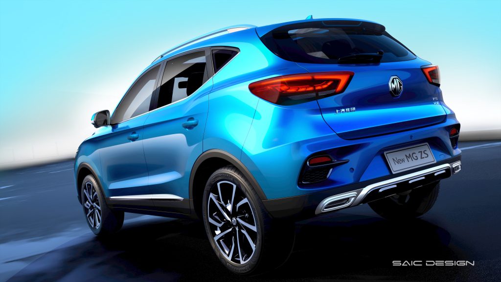 MG ZS 2019 rear 45 (1)