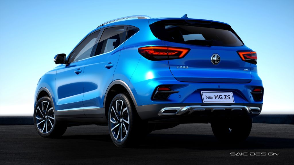 MG ZS 2019 rear 45 (2)
