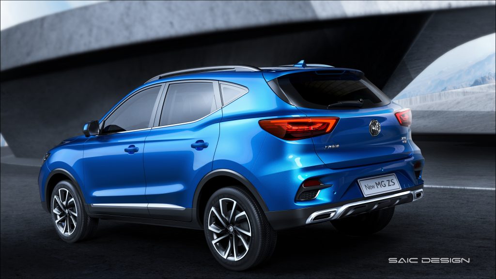 MG ZS 2019 rear 45 (3)