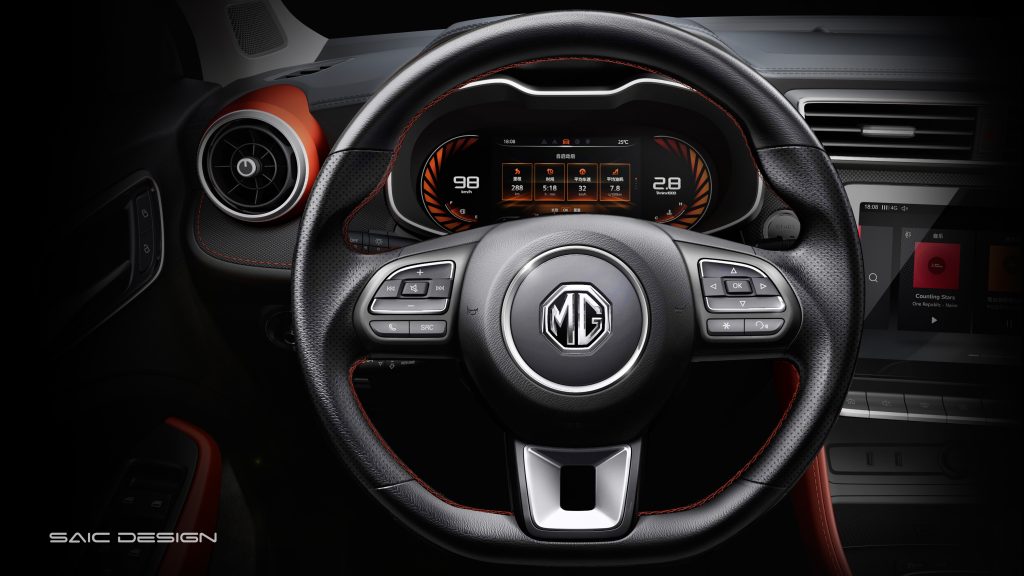 MG ZS 2019 steering